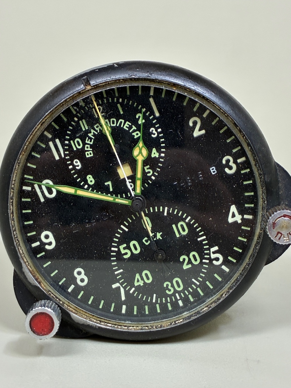 Soviet AirForce Russian Cockpit A4C-1 Su/MiG USSR Bomber Aviation Clock